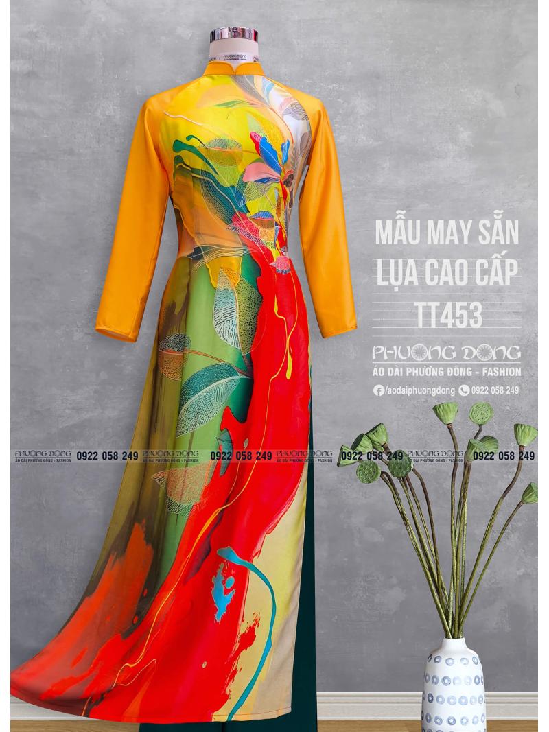 Áo Dài Truyền Thống Lụa Cao Cấp TT453